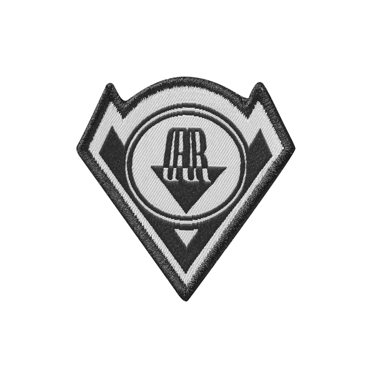 Merrowed overlock border patches